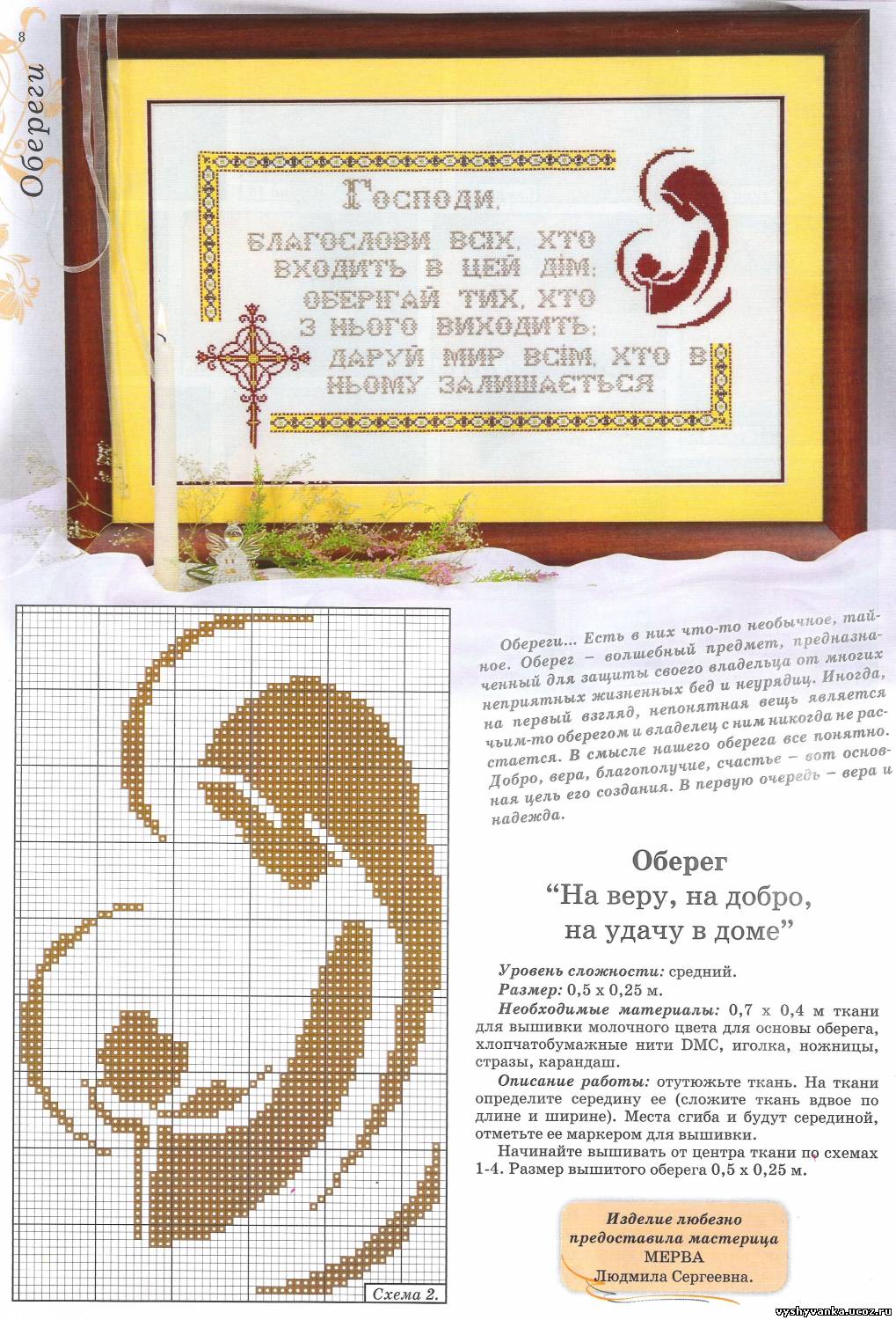 Вышивка молитва о доме схема Вышивка молитва о доме схема